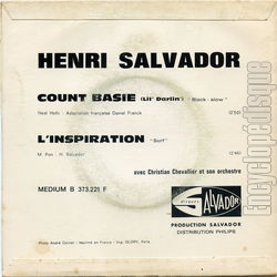 [Pochette de Count Basie (Henri SALVADOR) - verso]