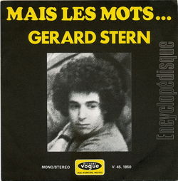[Pochette de Mais les mots… (Grard STERN)]