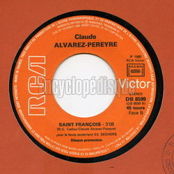 [Pochette de Poisson chantant (Claude ALVAREZ-PEREYRE) - verso]