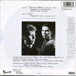 [Pochette de Tout en silence (magicien d’oz) (Stan BEL-AIR) - verso]