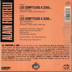 [Pochette de Les compteurs  zro (Alain FORTELLI) - verso]