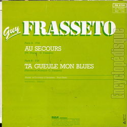 [Pochette de Ta gueule mon blues (Guy FRASSETO) - verso]