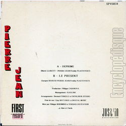 [Pochette de Dprime (Pierre JEAN) - verso]