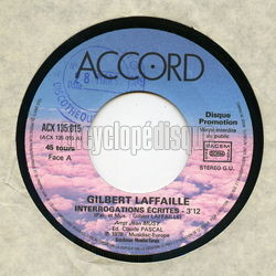[Pochette de Interrogations crites (Gilbert LAFFAILLE)]