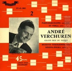 [Pochette de N 2 - Paris-Barcelone (Andr VERCHUREN)]