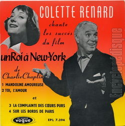 [Pochette de Colette Renard chante les succs du film Un roi  New-York (Colette RENARD)]