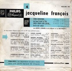 [Pochette de Samba fantastique (Jacqueline FRANOIS) - verso]