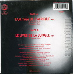 [Pochette de Tam-tam de l’Afrique (IAM) - verso]