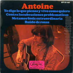 [Pochette de Yo digo  lo que pienso y vivo como quiero (ANTOINE)]