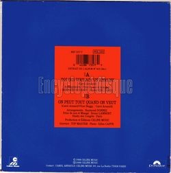 [Pochette de Toi qui voulais un enfant (Carol ARNAULD) - verso]