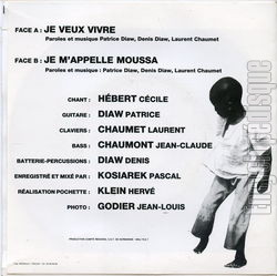 [Pochette de Je veux vivre (SOLIDARIT MALI) - verso]