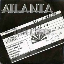 [Pochette de Je paie cash (ATLANTA)]