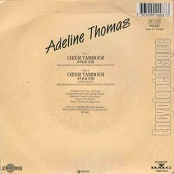[Pochette de Cœur tambour (Pour toi) (Adeline THOMAS) - verso]