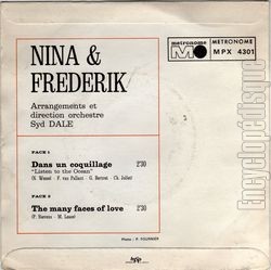 [Pochette de Dans un coquillage (NINA & FRDRIK) - verso]