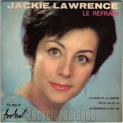 [Pochette de Le refrain (Jackie LAWRENCE)]