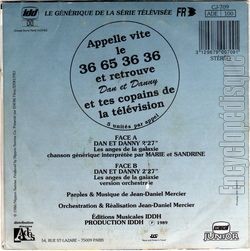 [Pochette de Dan et Danny (T.V. (Tlvision)) - verso]