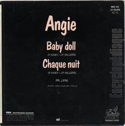 [Pochette de Baby doll (ANGIE) - verso]