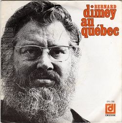 [Pochette de Bernard Dimey au Qubec (Bernard DIMEY (Auteur-Compositeur))]