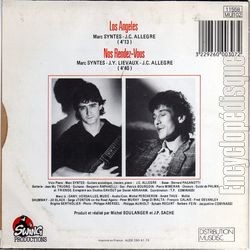 [Pochette de Los Angeles (Marc SYNTES) - verso]