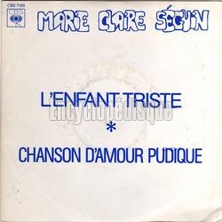 [Pochette de L’enfant triste (Marie-Claire SGUIN)]