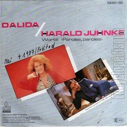 [Pochette de Nein, zrtlich bist du nicht (DALIDA) - verso]