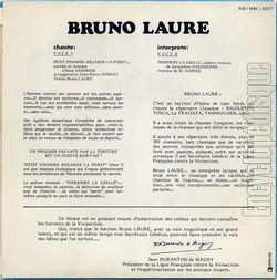 [Pochette de cologiquement vtre (Bruno LAURE) - verso]