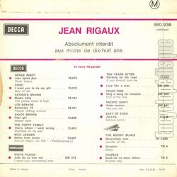 [Pochette de n13 - Interdit aux moins de 18 ans (Jean RIGAUX) - verso]