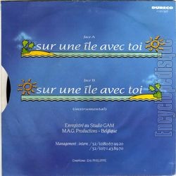 [Pochette de Sur une ile avec toi (SOPHIE (2)) - verso]