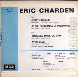[Pochette de Josie Kassane (ric CHARDEN) - verso]