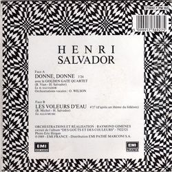 [Pochette de Donne, donne (Henri SALVADOR) - verso]
