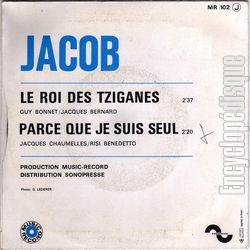 [Pochette de Le roi des tziganes (JACOB) - verso]