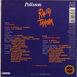 [Pochette de Polisson (Ralph THAMAR) - verso]