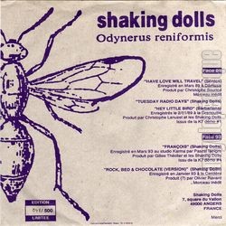 [Pochette de Odynerus rediformis (Les SHAKING DOLLS) - verso]