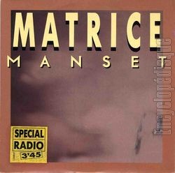 [Pochette de Matrice (Grard MANSET)]