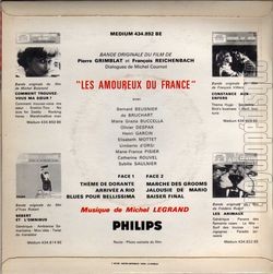 [Pochette de Les amoureux du France (B.O.F.  Films ) - verso]