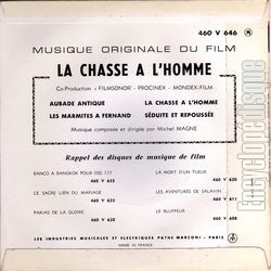 [Pochette de La Chasse  l’homme (B.O.F.  Films ) - verso]