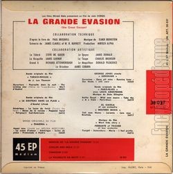 [Pochette de La grande vasion (B.O.F.  Films ) - verso]