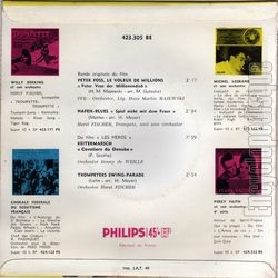 [Pochette de Peter Foss, le voleur de millions (B.O.F.  Films ) - verso]