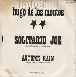 [Pochette de Solitario Joe (Hugo de LOS MONTES) - verso]