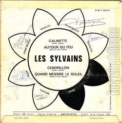 [Pochette de Calinette (Les SYLVAINS) - verso]