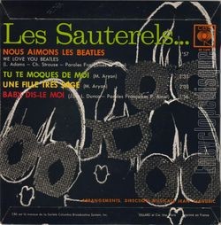 [Pochette de Nous aimons les Beatles (Les SAUTERELS) - verso]