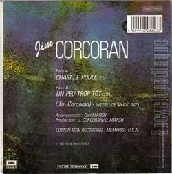 [Pochette de Chair de poule (Jim CORCORAN) - verso]