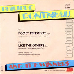 [Pochette de Rocky tendance (Philippe PONTNEAU AND THE WINNERS) - verso]