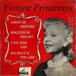 [Pochette de Largo de Haendel (Yvonne PRINTEMPS)]