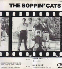 [Pochette de Please pretty baby (THE BOPPIN’ CATS) - verso]