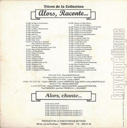 [Pochette de La bergre et le ramoneur (JEUNESSE) - verso]