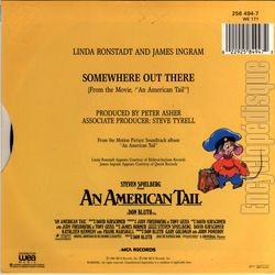 [Pochette de Fievel et le nouveau monde (B.O.F.  Films ) - verso]