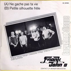 [Pochette de Ne gche pas ta vie (FRANK JOHN’S) - verso]