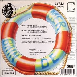 [Pochette de Le hros (BAIN DE MER) - verso]