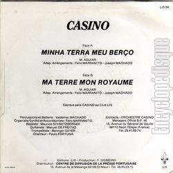 [Pochette de Minha terha, meu bero (CASINO) - verso]